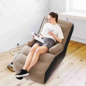 Sofá Inflável Portátil Com Apoio De Braços