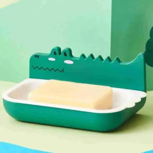 Saboneteira Porta Sabonete Jacare Com Drenagem Sem Furos