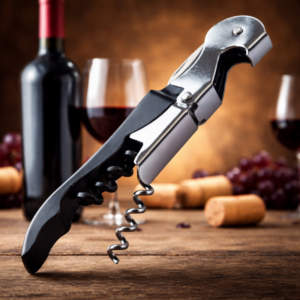 Saca-Rolhas Inox Multifuncional com Serrinha e Abridor de Garrafas