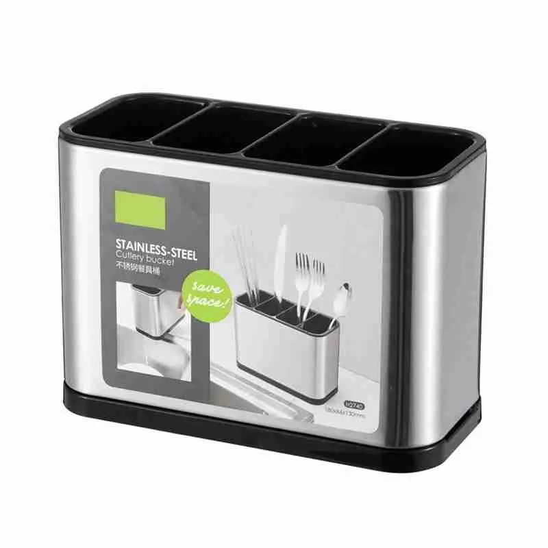 Escorredor Porta Talheres Em Aço Inoxidável - Imagem 7