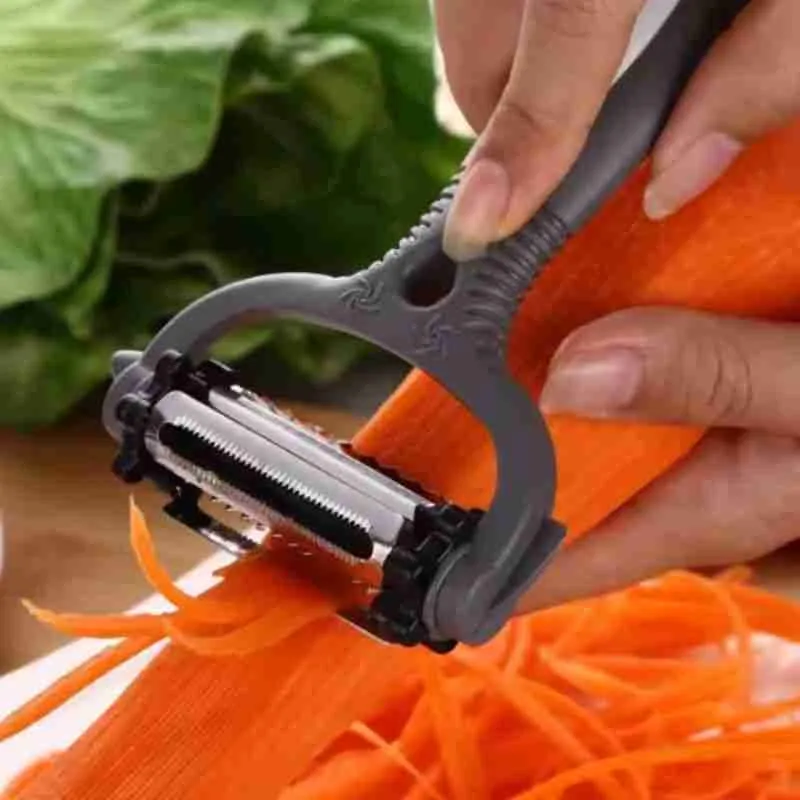Descascador Fatiador Multifuncional De Alimentos 3 Lâminas - Imagem 2
