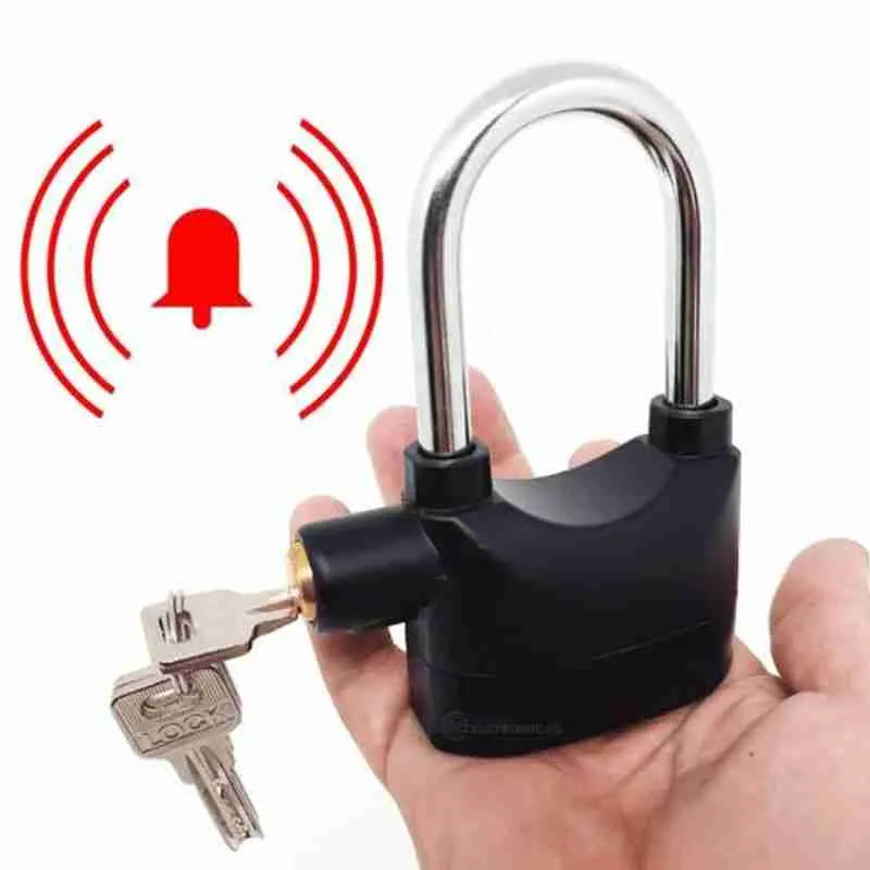 Cadeado Anti-Furto Com Alarme - Imagem 2