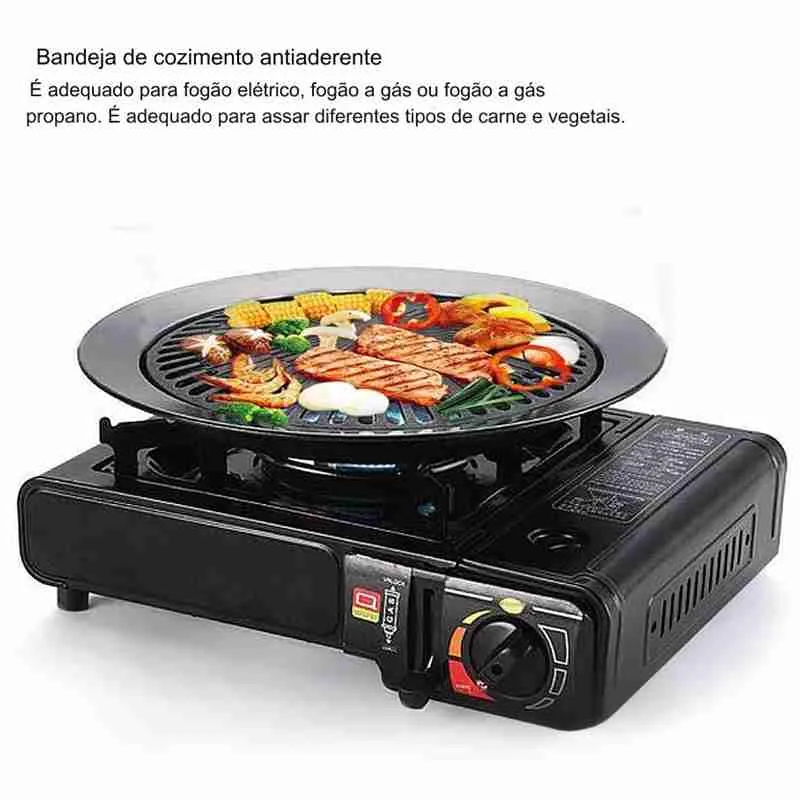Assadeira Churrasqueira De Ferro Fogão Para Grelhar Assar Alimentos - Imagem 5