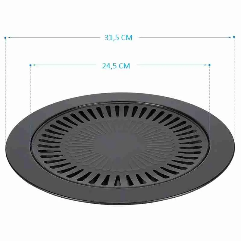 Assadeira Churrasqueira De Ferro Fogão Para Grelhar Assar Alimentos - Imagem 8