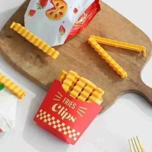 Presilha Clipe Lacre De Vedação Divertido Batata Frita