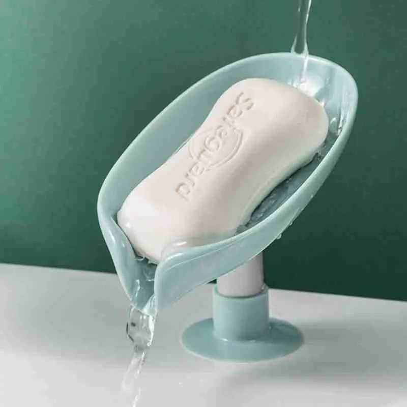 Suporte Folha Porta Sabonete Saboneteira Para Banheiro Pia Fixação Ventosa - Imagem 3