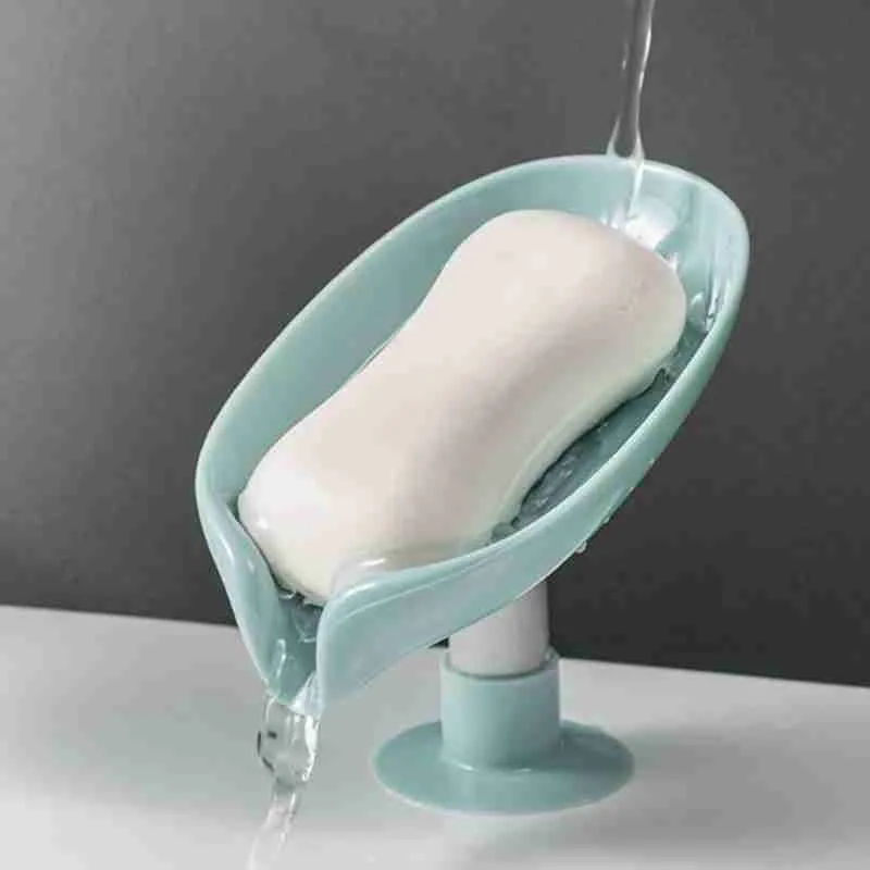 Suporte Folha Porta Sabonete Saboneteira Para Banheiro Pia Fixação Ventosa - Imagem 5