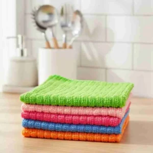 Pano Microfibra Limpeza – Kit Com 5 Peças