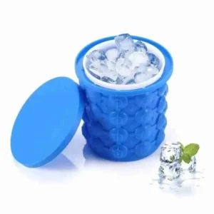 Mini Balde Gelo Silicone Magic Ice Genie Portátil