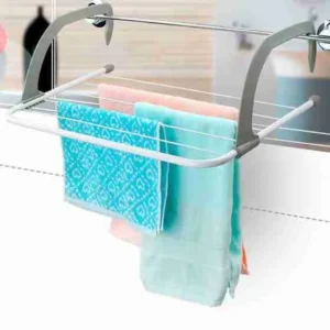 Varal Portátil Dobrável Seca Roupa Pratico