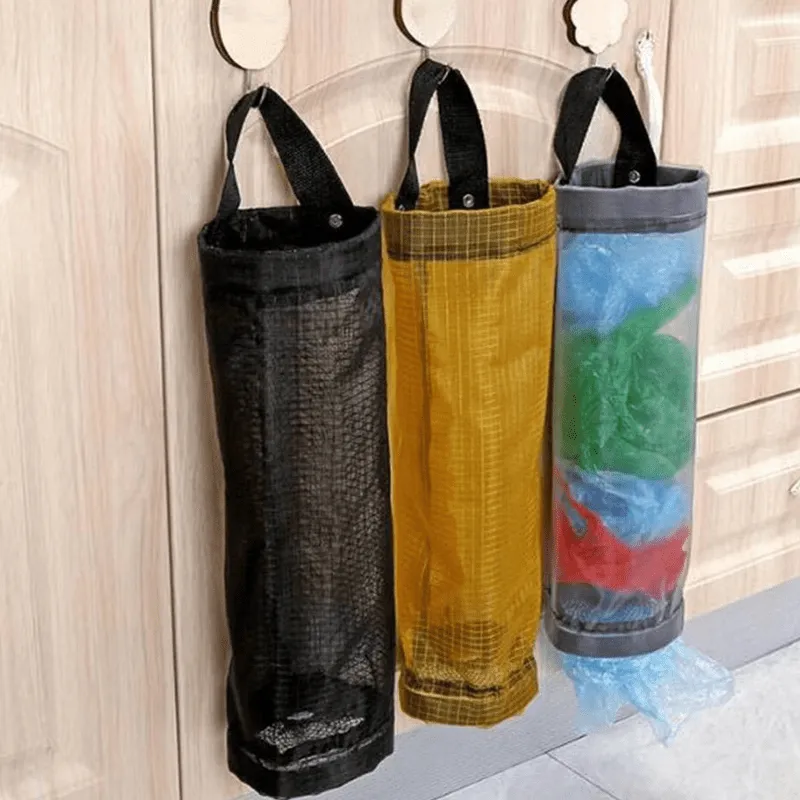 Puxa Saco Organizador Porta Sacolas Plásticas De Cozinha - Imagem 4