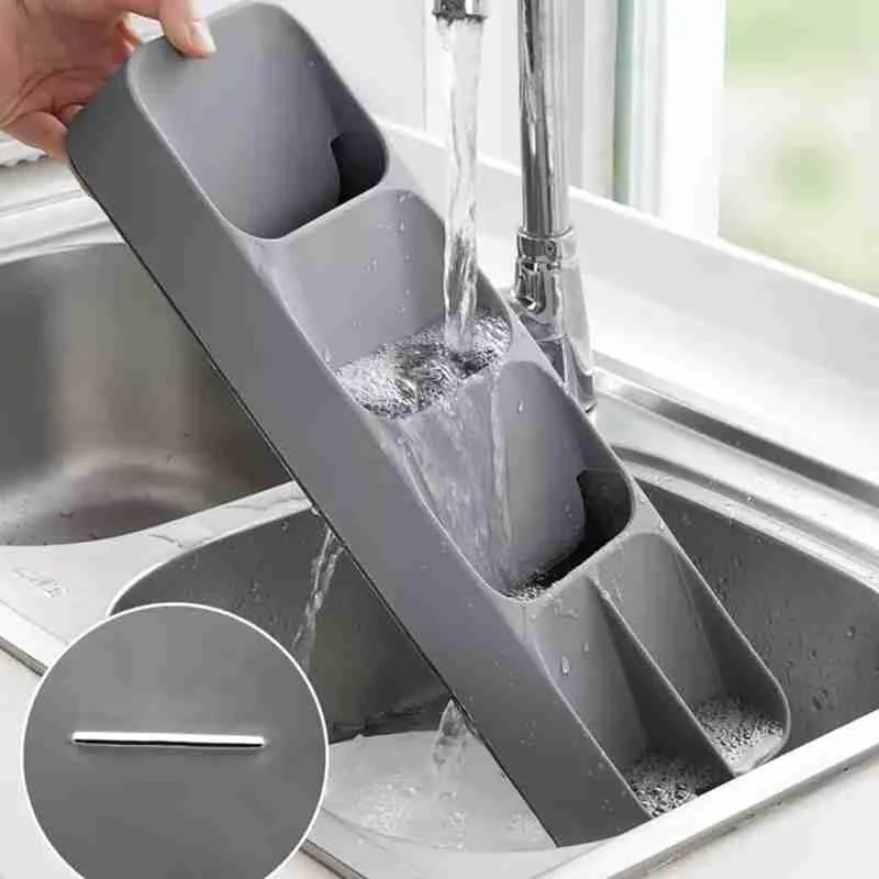 Porta Talheres Organizador Compacto Divisória Para Gaveta - Imagem 6