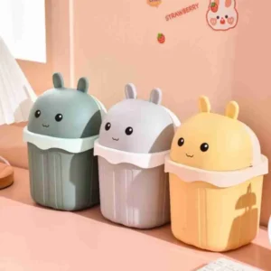 Mini Lixeira Multiuso Escritorio Aparencia Fofa