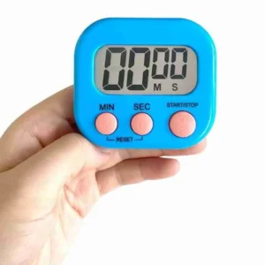 Mini Cronometro Timer Temporizador Relógio Despertador LCD Digital Cozinha