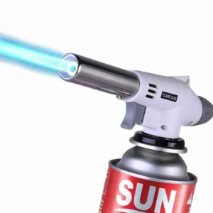 Maçarico Culinário Profissional Portátil Regulagem Rescarregável