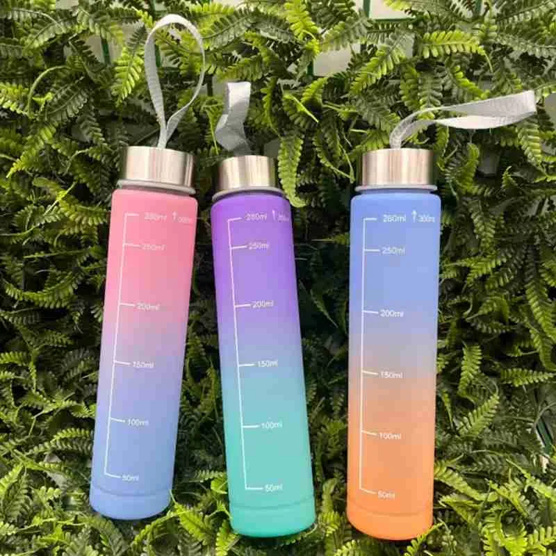 Garrafa Colorida Agua 300ml Squeeze - Imagem 3