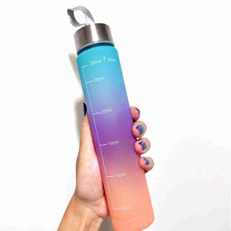 Garrafa Colorida Agua 300ml Squeeze - Imagem 4