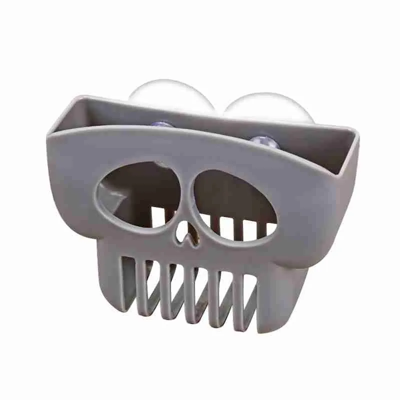 Suporte Porta Esponja Bucha Pia Lavar Louça Cozinha de Caveira - Imagem 3