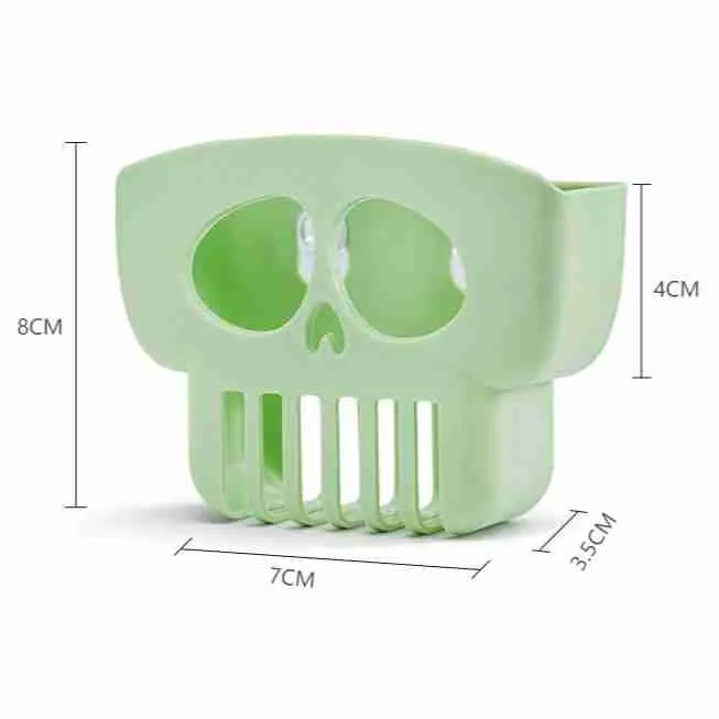 Suporte Porta Esponja Bucha Pia Lavar Louça Cozinha de Caveira - Imagem 7