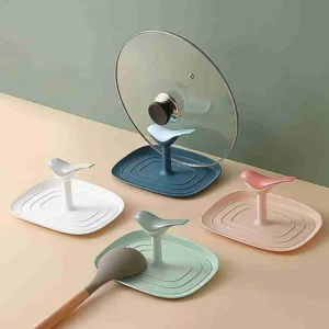 Suporte para Tampa de Panela e Descanso de Colher