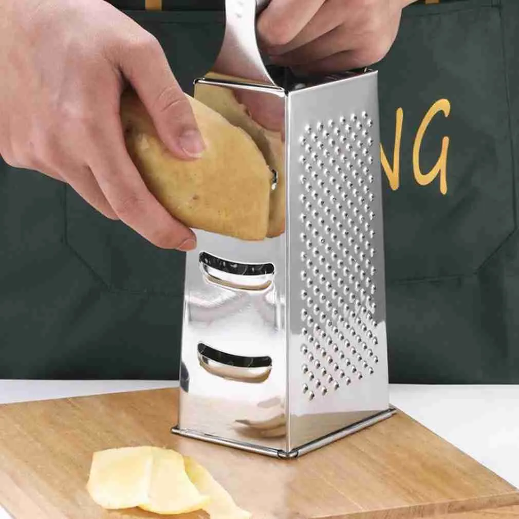 Ralador 4 Faces de Inox – Com Alça P/ Queijos e Legumes - Imagem 4