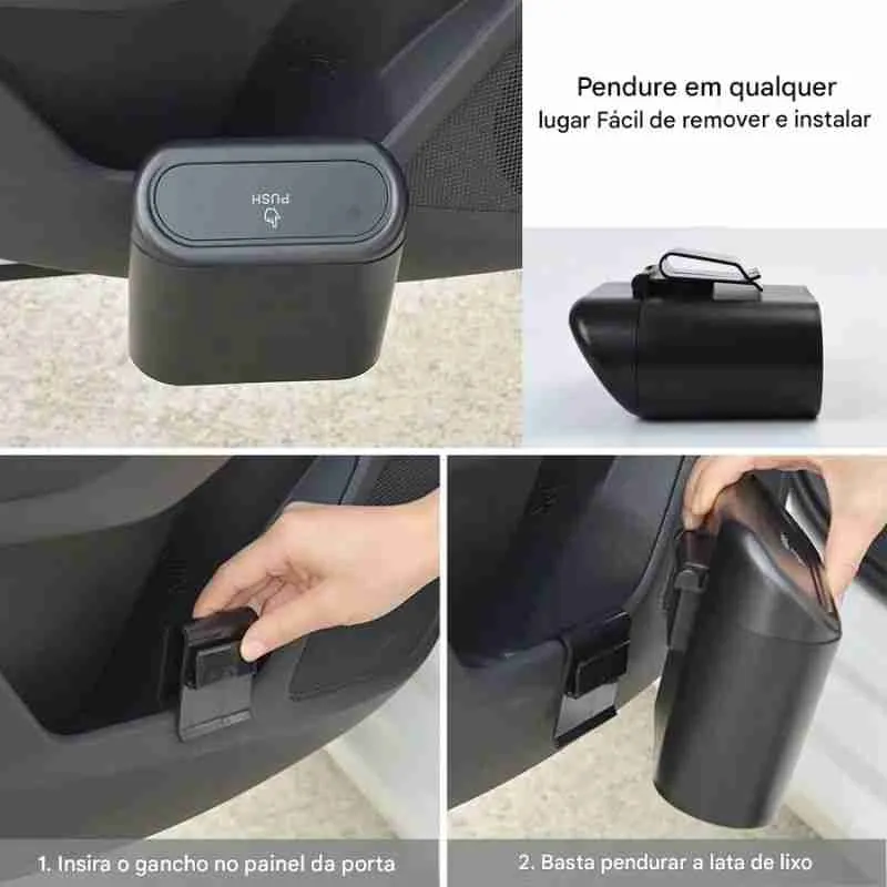 Lixeira Automotiva Lixo Para Carro - Imagem 7