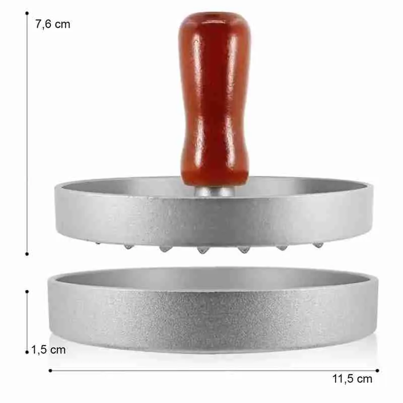 Forma Para Moldar Hambúrguer - Imagem 7