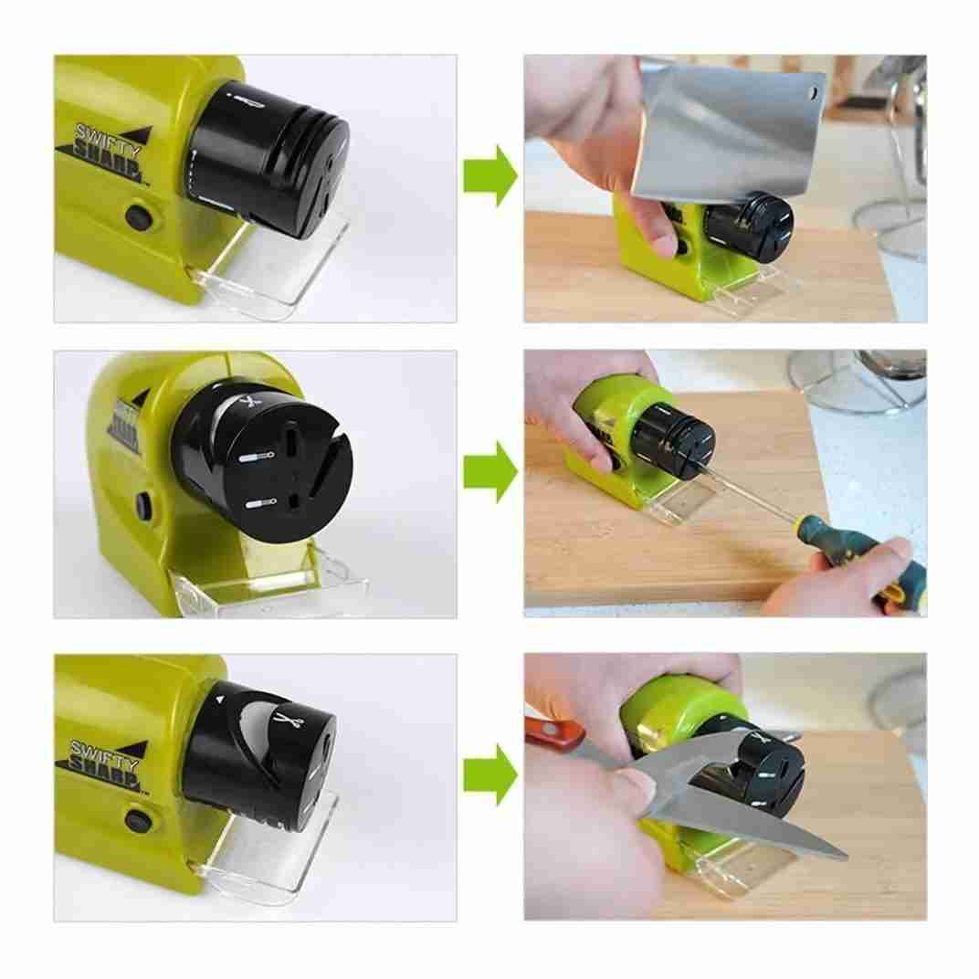 Afiador Amolador Elétrico de Faca Tesoura Chave de Fenda - Imagem 3