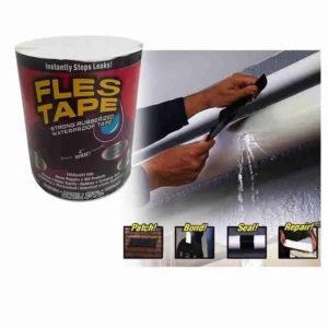 Fita Adesiva Para Reparos Fles Tape Black