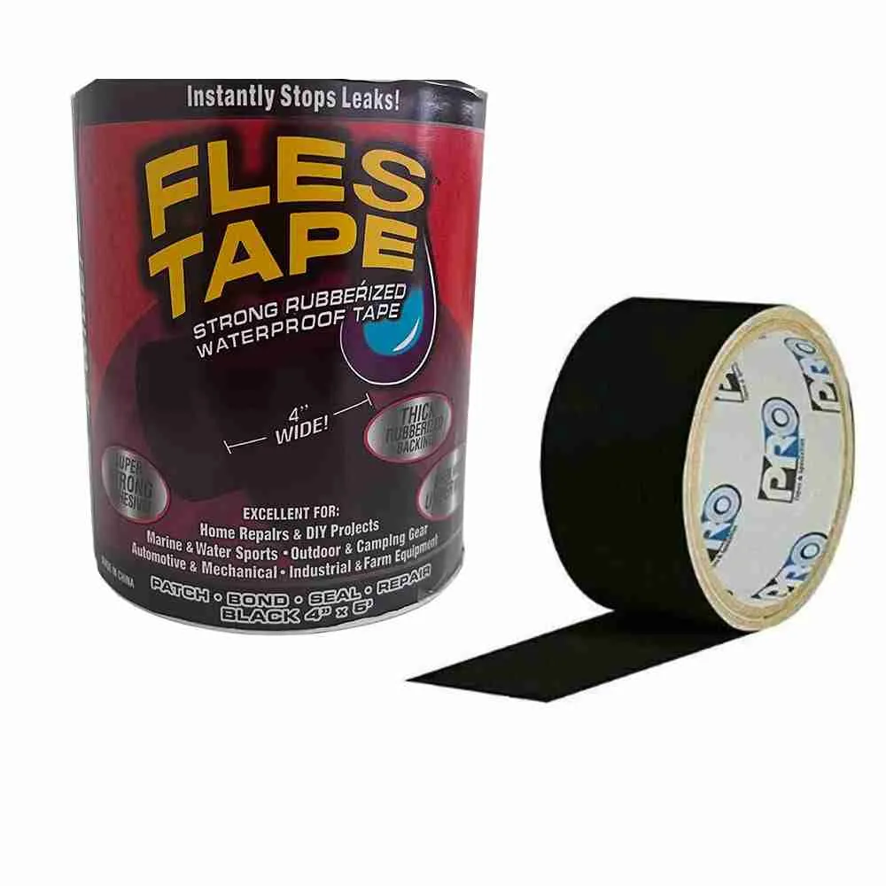 Fita Adesiva Para Reparos Fles Tape Black - Imagem 3