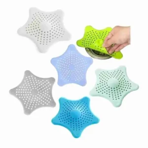 Tapete Tampa Silicone Ralo Pia Cozinha e Banheiro Estrela