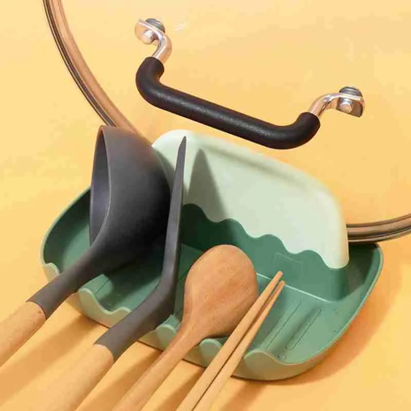 Suporte Descanso Apoio Colher Talheres Bancada Pia Cozinha - Imagem 2