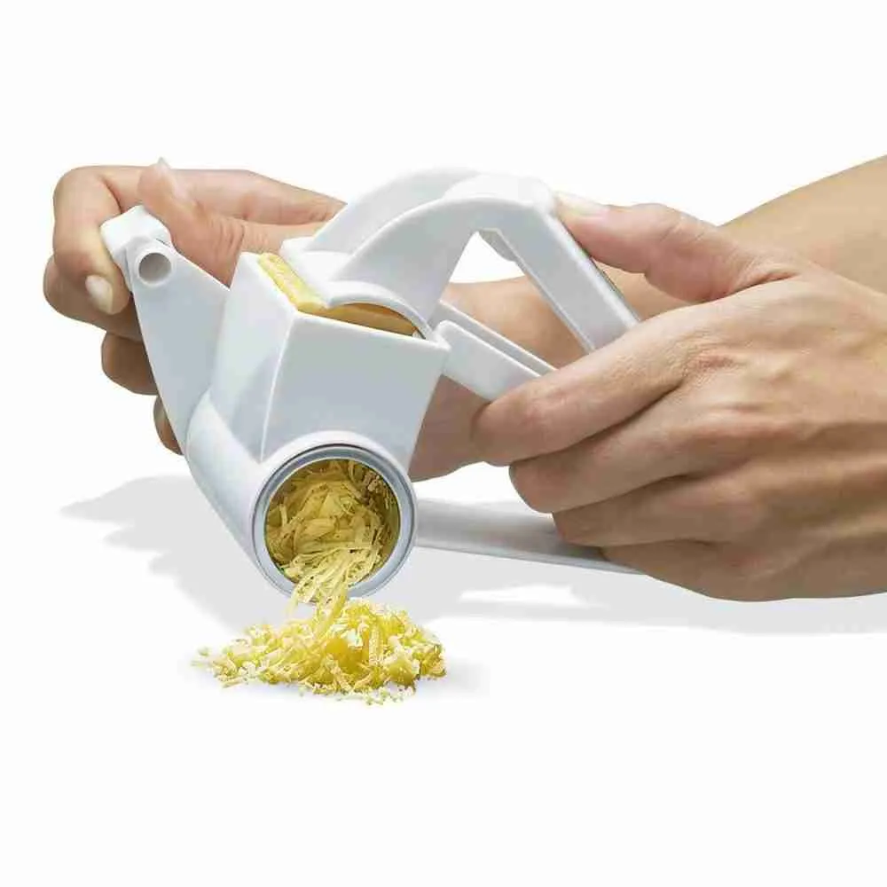 Ralador Manual Queijo Presunto Legumes Chocolate Manivela - Imagem 2