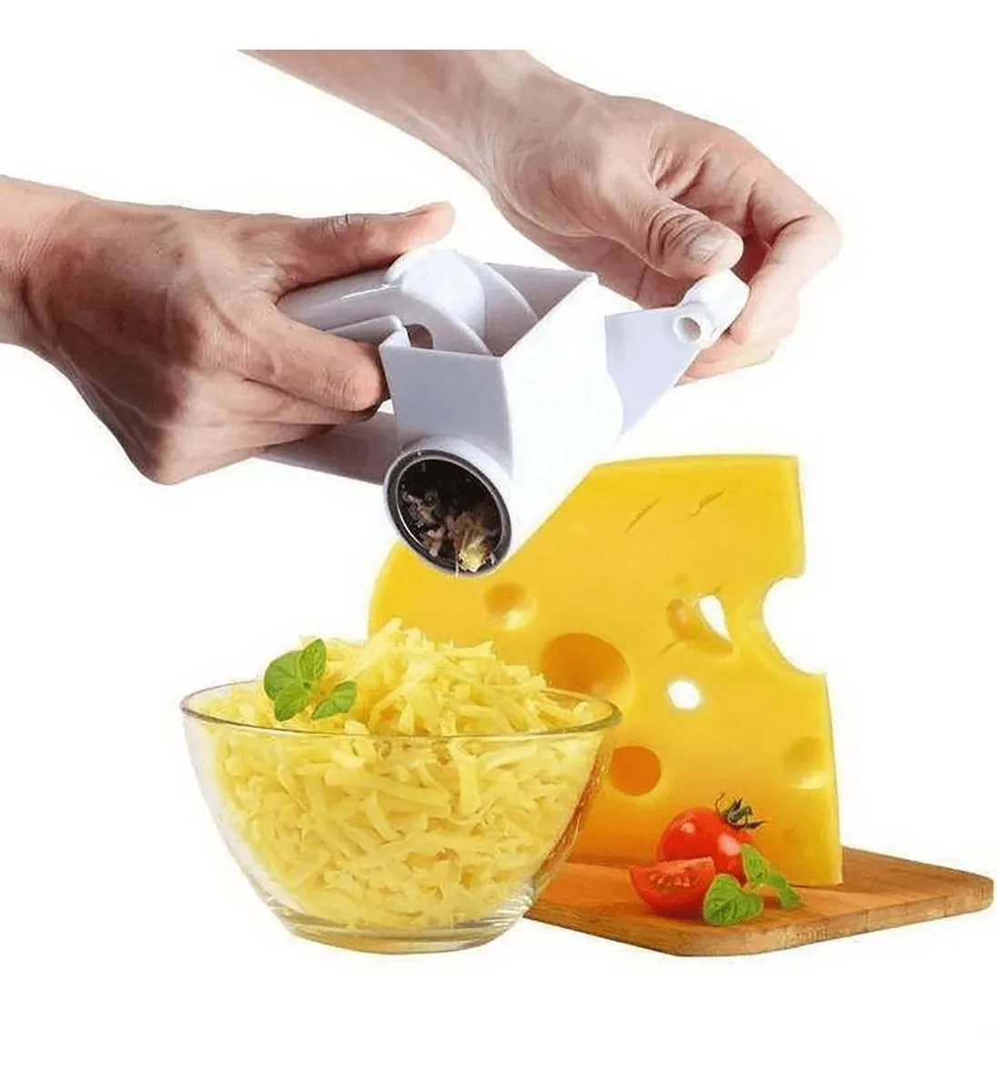 Ralador Manual Queijo Presunto Legumes Chocolate Manivela - Imagem 3
