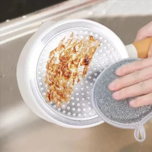 Esponja de Limpeza Redonda Reutilizável Multiuso – Kit c/ 12