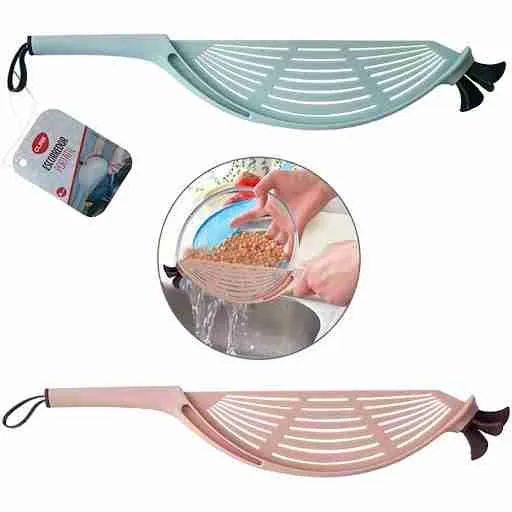 Escorredor de Plástico para Arroz, Grãos e Massas com Cabo - Imagem 5