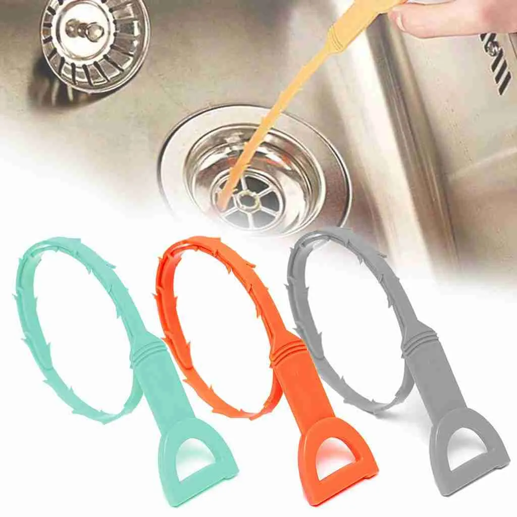 Desentupidor Coletor de Cabelos Pia Ralos Lavabos Hair Cleaner - Imagem 2