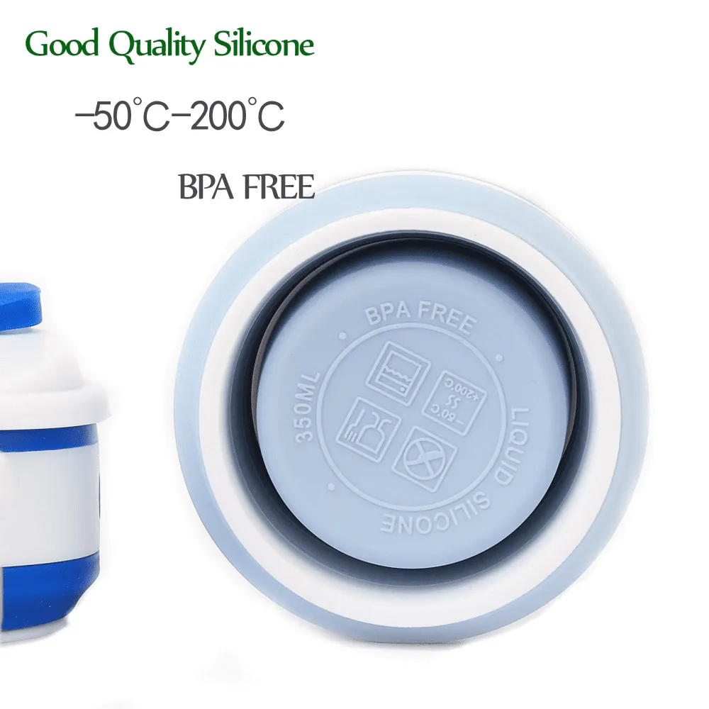 Copo De Silicone Retrátil Dobrável – Ecológico Reutilizável - Imagem 4