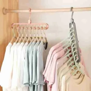 Cabides Magico 9 Furos Multi-dobrável Organizador