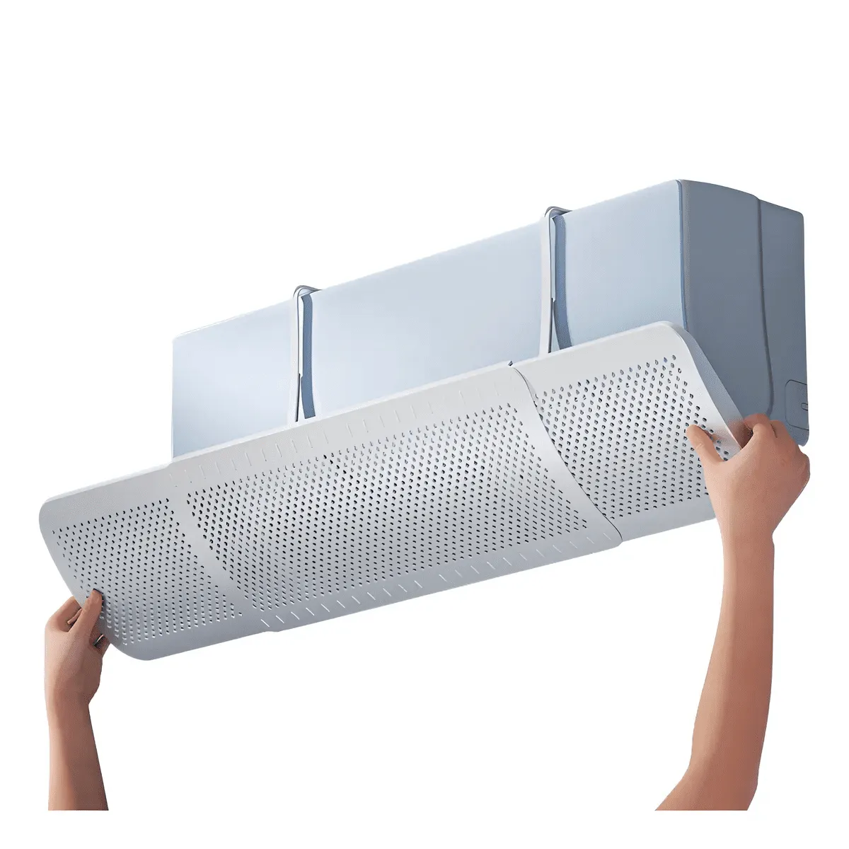 Defletor de Ar Condicionado Split Direcionador de Vento Universal Ajustável - Imagem 2