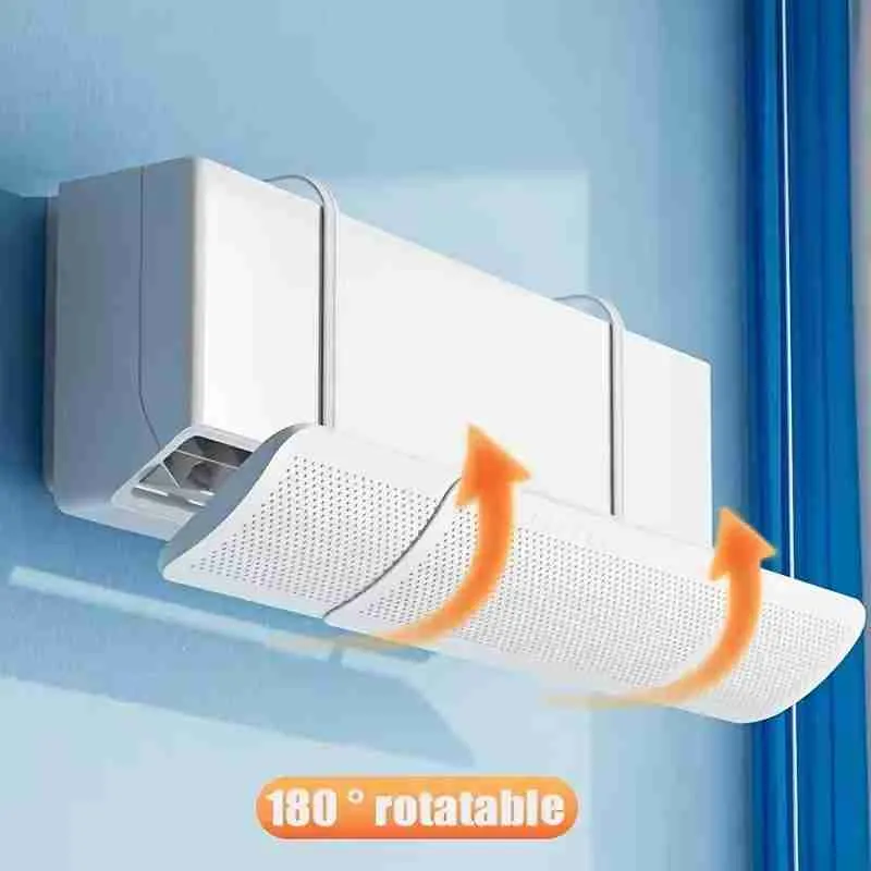 Defletor de Ar Condicionado Split Direcionador de Vento Universal Ajustável - Imagem 7