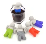 Infusor Coador De Chá Filtro Boneco Silicone - Imagem 2
