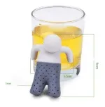 Infusor Coador De Chá Filtro Boneco Silicone - Imagem 3