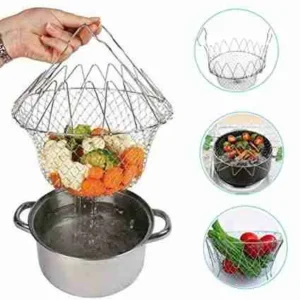 Cesta Flexível para Cozimento e Fritura de Alimentos
