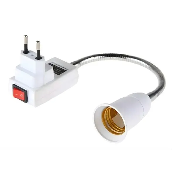 Soquete Flexível E27 com Interruptor para Lâmpada - Imagem 4
