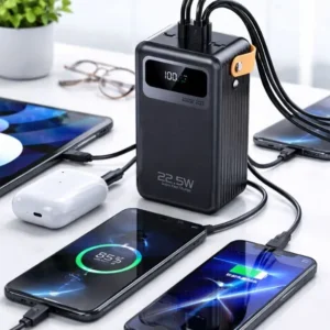 Power Bank Carregador Portátil 60000mAh LED