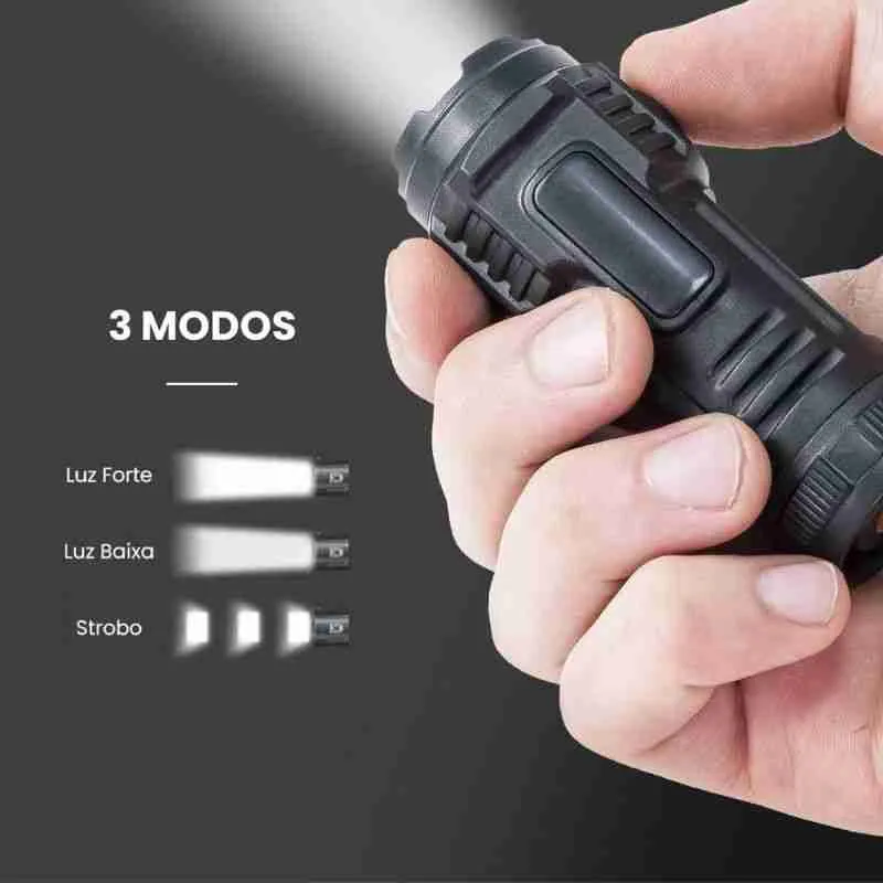 Mini Lanterna Pequena Portatil LED Recarregável - Imagem 6