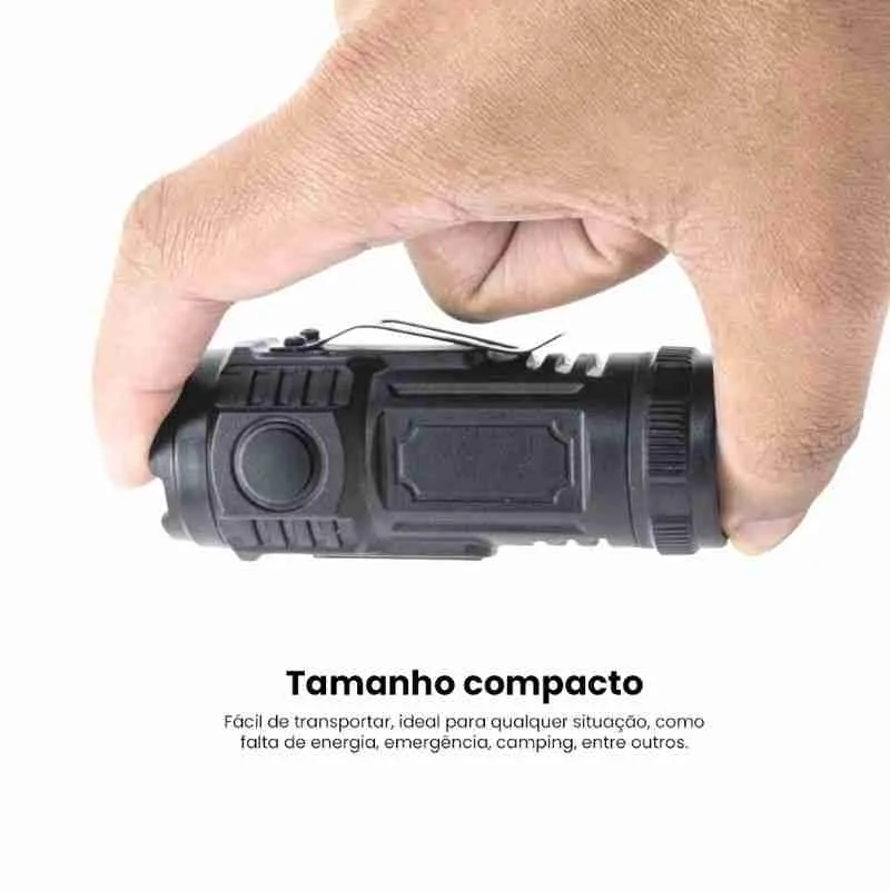 Mini Lanterna Pequena Portatil LED Recarregável - Imagem 9