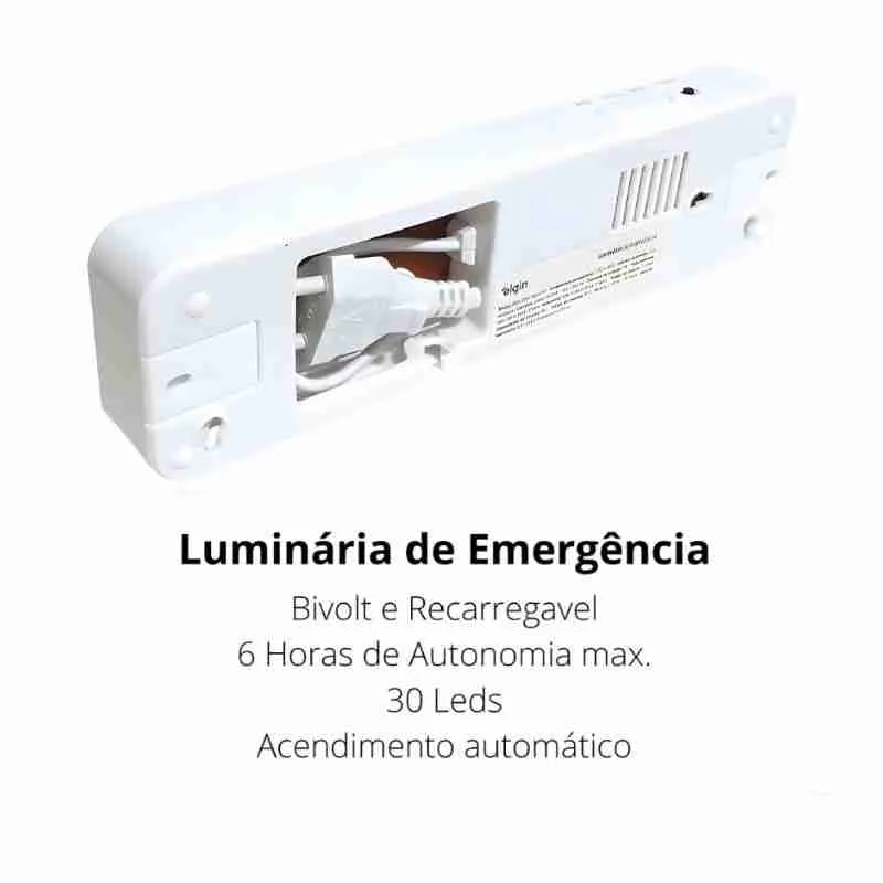 Luminária de Emergência 30 LEDs - Imagem 3