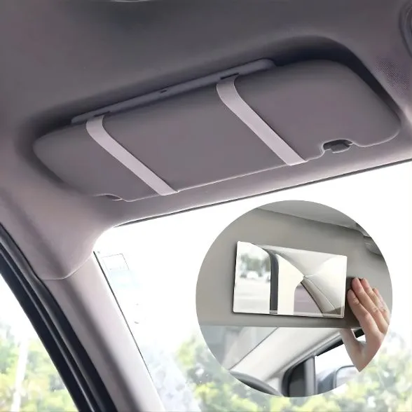 Espelho Para Viseira Solar De Carro com Led 3 Modos De Luz Sensível Ao Toque - Imagem 6